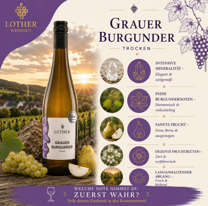Grauer Burgunder QbA trocken 0.75L