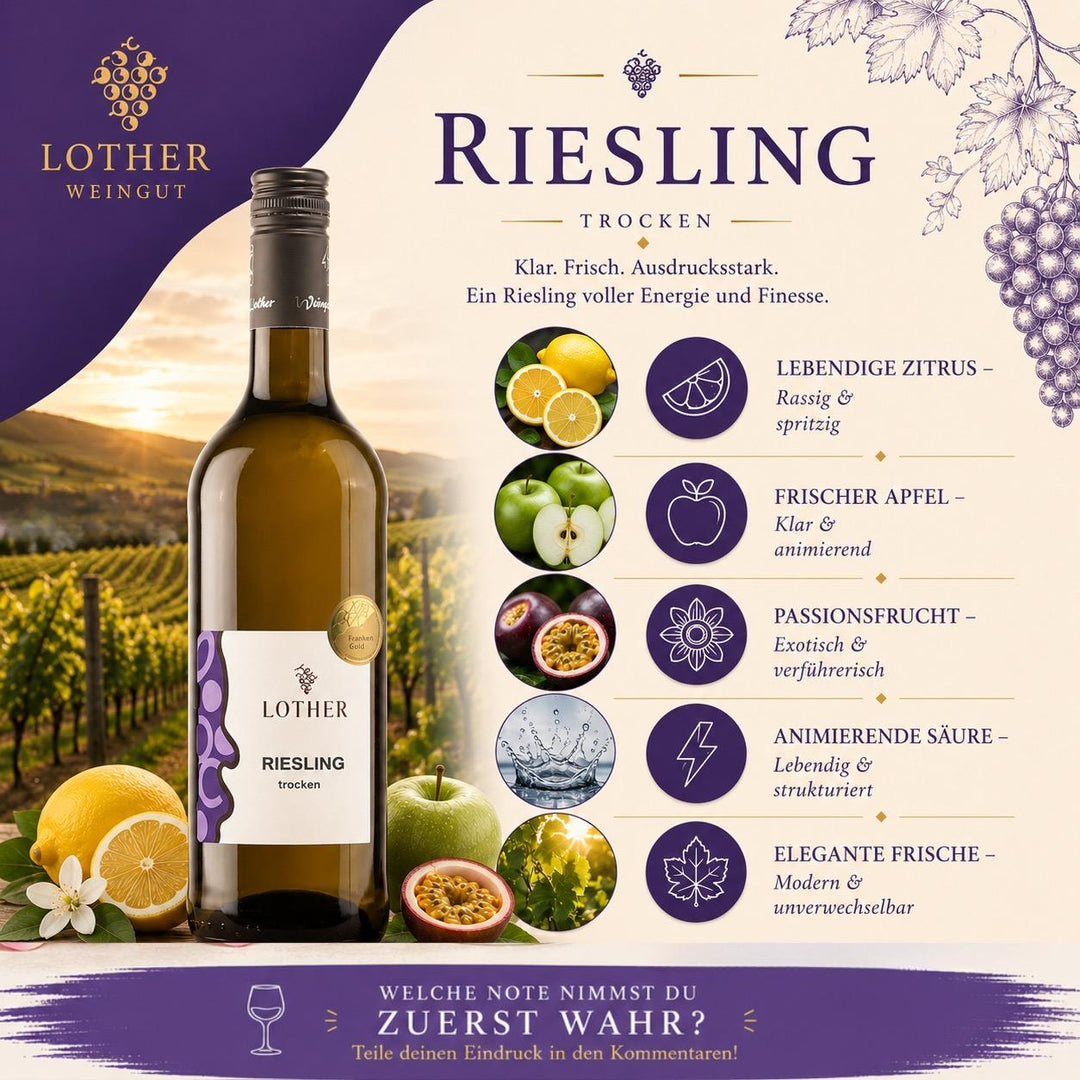 Riesling Qualitätswein trocken 0.75L