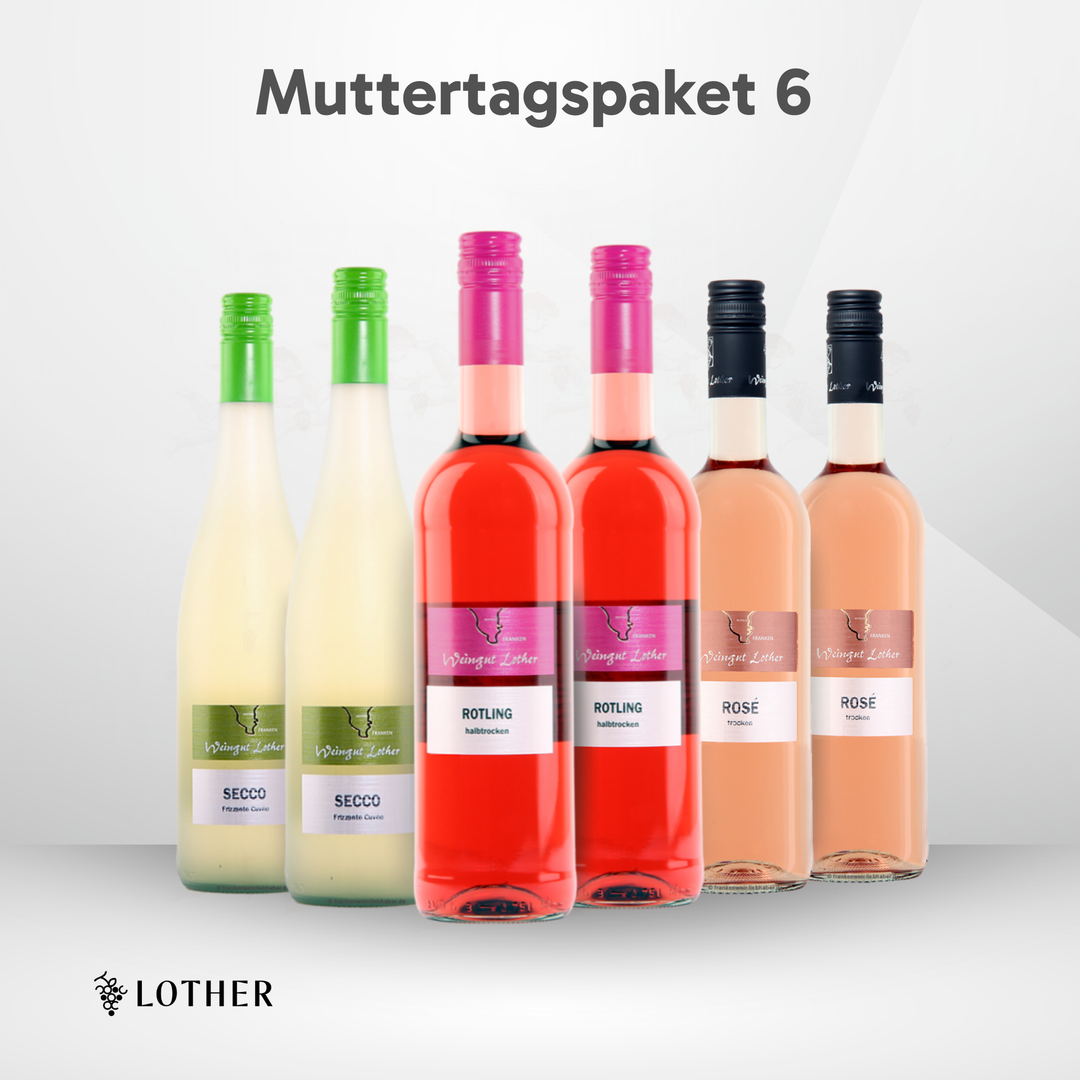 Muttertagspaket - Rosé statt Rosen verschenken