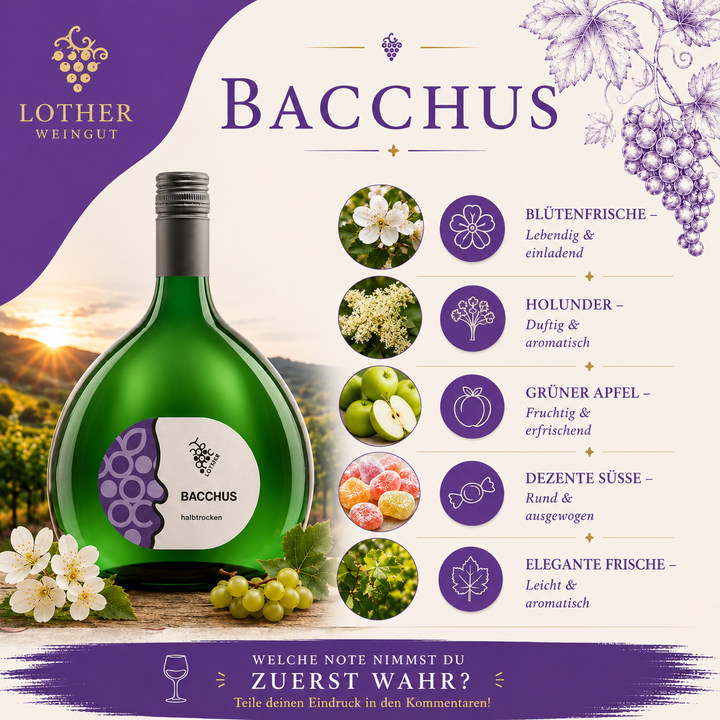 Bacchus QbA halbtrocken 0.75L